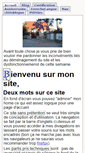 Mobile Screenshot of bertrand.belguise.net