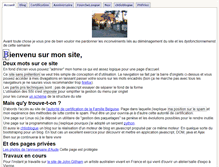 Tablet Screenshot of bertrand.belguise.net